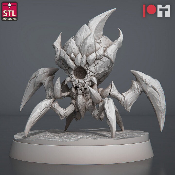 
Magmites and Hellcrows Miniature Figurines, DnD, Dungeons and Dragons, DnD Monsters, Tabletop RPG, 28mm 32mm Scale, Bird Miniatures, Scatter