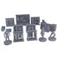 DnD Vendor Clothing Store Miniature Scatter Dungeons and Dragons 28mm/32mm Scatter Terrain TTRPG Fantasy Wargame Miniatures Clothing Shoes