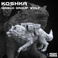 
Koshka wolf Miniature, Dog, DnD Wolf Monster, DnD 5e, D&D, NPC, DnD, Dungeons and Dragons, Scifi Miniature, Wolf Miniature, Pet companion