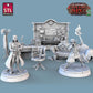 
Investigator Set, Detective NPCs, DnD, Dungeons and Dragons, Furniture, DnD Scatter, DnD Terrain, Furniture, Townsfolk, TTRPG Decoration D&D