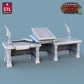 
Magistrate Set, Court Room Furniture, DnD, Dungeons and Dragons, Judge miniature, Attorney NPCs, Fantasy, Townsfolk, DnD Scatter terrain