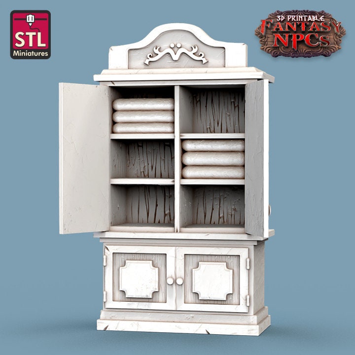 
Laundry Set, DnD, Dungeons and Dragons, Scatter Terrain, Clothing, Props, TTRPG Fantasy Miniatures, DnD Townsfolk NPCs, Villagers, Furniture