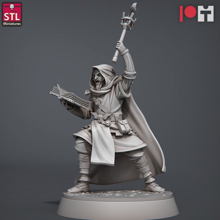 
Inquisitors Set DnD Wagon, Furniture, Villagers 28mm/32mm Scale Dungeons and Dragons Scatter Terrain Miniatures for Intriguing Adventures