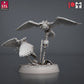 
Magmites and Hellcrows Miniature Figurines, DnD, Dungeons and Dragons, DnD Monsters, Tabletop RPG, 28mm 32mm Scale, Bird Miniatures, Scatter