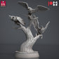 
Magmites and Hellcrows Miniature Figurines, DnD, Dungeons and Dragons, DnD Monsters, Tabletop RPG, 28mm 32mm Scale, Bird Miniatures, Scatter