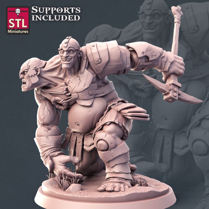 
Giants, DnD Dungeons and Dragons, Tabletop RPG Giant Miniatures, D&D, Scatter Terrain, DnD Monster, Creature NPCs by STL Miniatures