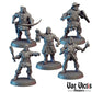 62pc DnD Guards Starter Pack, Human Guards, Elite Mercenaries Dungeons and Dragons, Starter Pack, 28mm 32mm, Dungeon Mordheim D&D Town guard