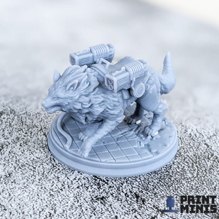 
Koshka wolf Miniature, Dog, DnD Wolf Monster, DnD 5e, D&D, NPC, DnD, Dungeons and Dragons, Scifi Miniature, Wolf Miniature, Pet companion