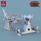 
Gunpowder Vendors Set, DnD, Dungeons and Dragons, DnD Scatter Terrain, TTRPG Fantasy Props, Furniture, Gun Store Miniatures, D&D, Props