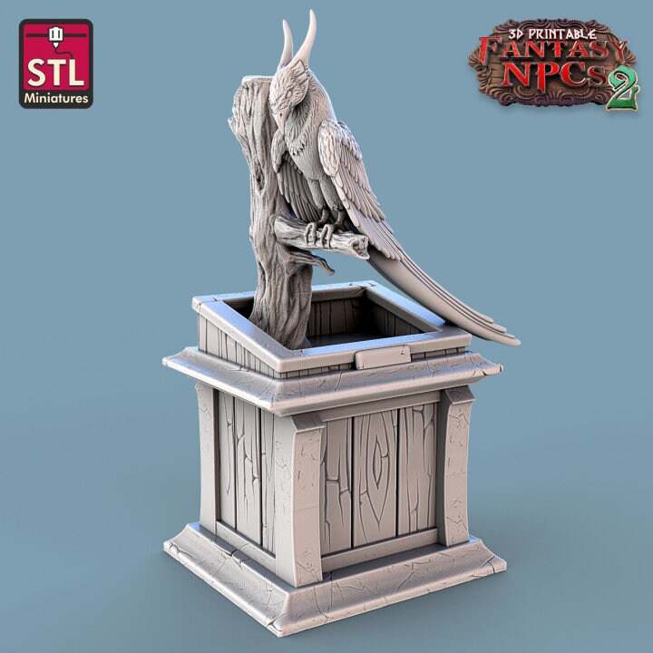 
Trophy Hunter Set, DnD Dungeons and Dragons, Furniture, TTRPG Scatter Terrain, Hunter Miniatures, Wargame props, Tabletop NPCs, Vendor Set