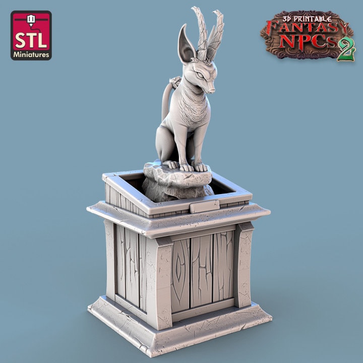 
Trophy Hunter Set, DnD Dungeons and Dragons, Furniture, TTRPG Scatter Terrain, Hunter Miniatures, Wargame props, Tabletop NPCs, Vendor Set
