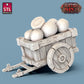 
Fruit Seller, Fruit Vendor, DnD Dungeons and Dragons TTRPG Miniatures, Scatter Terrain, Fruit Stall, Market Stall, 28mm 32mm Scale Props