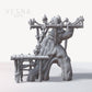 
ONE Swamp Village Watch Tower Miniature DnD Scatter Terrain Dungeons and Dragons Fantasy TTRPG Miniature Watch Tower Tree scatter 28mm/32mm