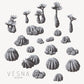 
Small Cactus Basing Bits Set DnD Dungeons and Dragons Miniature Basing materials Succulents Miniature basing materials for dioramas or bases