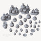 
Medieval Pottery Jars Miniatures DnD Dungeons and Dragons Miniature Basing Materials Basing Bits Scenery Scatter Plates and Bowl Miniatures