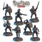 62pc DnD Guards Starter Pack, Human Guards, Elite Mercenaries Dungeons and Dragons, Starter Pack, 28mm 32mm, Dungeon Mordheim D&D Town guard