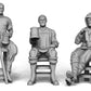 10pc Sitting Tavern patrons for DnD Dungeons and Dragons TTRPG Fantasy Tavern NPCs 28mm 32mm Dioramas Tavern Townsfolk Miniatures D&D