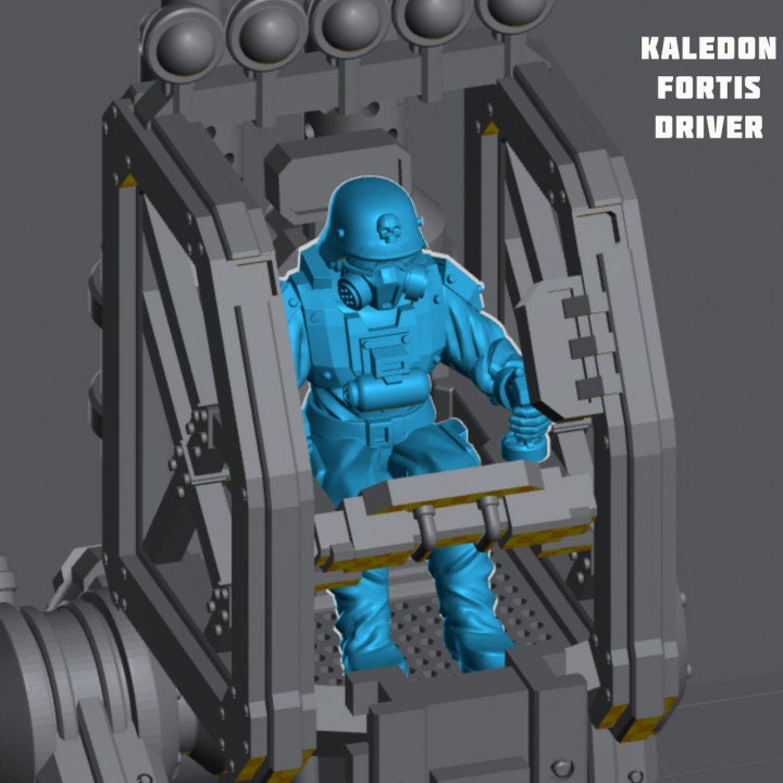 
Harvester Bot with Drivers - Futuristic Farming Robot Miniature - 28mm/32mm Scale - Sci-Fi Agriculture Machine - TTRPG Fantasy Accessory