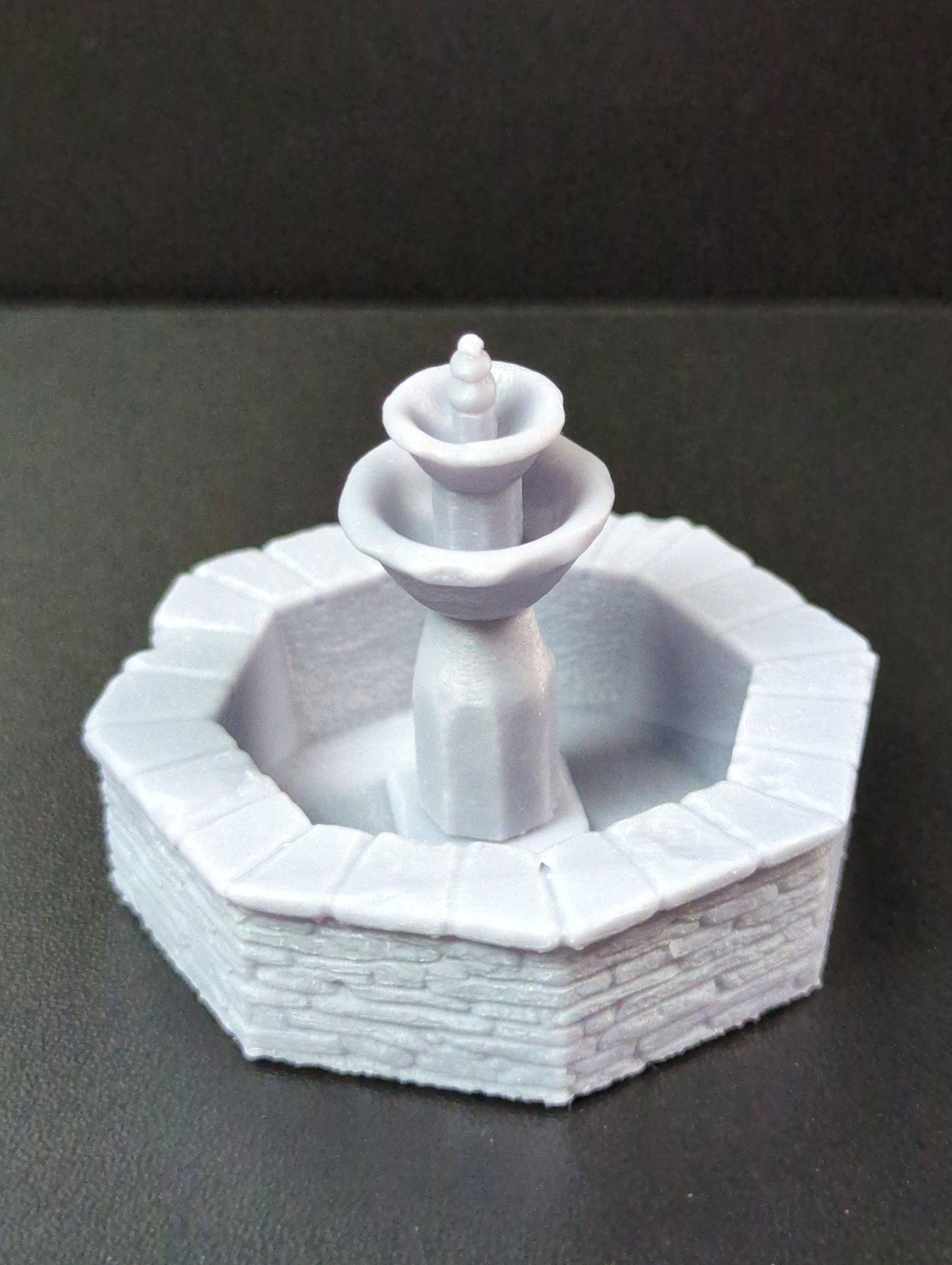 Fountain Miniature Set DnD Dungeons and Dragons Townsfolk DnD Scatter Terrain Village Miniatures for TTRPGs Fantasy Wargames