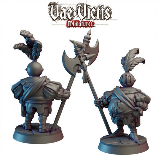 DnD Fancy Knight Miniature Dungeons and Dragons Fantasy RPG Mordheim 28mm/32mm Scale Miniatures Fantasy TTRPG Wargaming Miniature