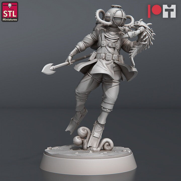 
Treasure Hunter Diver DnD Dungeons and