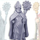 3D Printed Bishop Miniature for DnD Dungeons and Dragons Tabletop RPGs & Wargames 28mm/32mm Resin Figure Church Priest Wargame Townsfolk NPC
