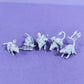 5pc War Rats DnD Dungeons and Dragons 28mm/32mm Rat Monster Miniature NPCs Wargame TTRPG Fantasy Figurines War Game Rats with Bomb Straps
