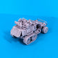 ATV With Drivers DnD Dungeons and Dragons 28mm/32mm 4 Gun Options TTRPG Miniature Wargames Scifi Wargame Vehicles Wargame Scatter Terrain