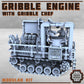 
Gribble engine with Chef 28mm/32mm Scifi Wargame Scatter Terrain Food 'Truck' Chef Miniature NPC TTRPG Wargame Miniatures