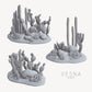 
Large Cacti DnD Dungeons and Dragons 28mm/32mm Desert Scatter Terrain Cactus Miniatures DnD Scenery Terrain Southwestern TTRPG Plants
