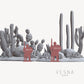 
Large Cacti DnD Dungeons and Dragons 28mm/32mm Desert Scatter Terrain Cactus Miniatures DnD Scenery Terrain Southwestern TTRPG Plants