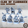 8pc Clan of Cladhaich Mineral Gang Scifi Resin Miniatures 28mm heroic Tabletop Wargame Miniatures