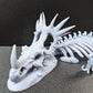 Ancient Skeletal Remains for DnD Dungeons and Dragons Tabletop RPG 28mm/32mm Skull Miniatures Bone Scatter Terrain Dinosaur Bones Miniature