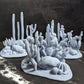 
Large Cacti DnD Dungeons and Dragons 28mm/32mm Desert Scatter Terrain Cactus Miniatures DnD Scenery Terrain Southwestern TTRPG Plants