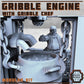 
Gribble engine with Chef 28mm/32mm Scifi Wargame Scatter Terrain Food 'Truck' Chef Miniature NPC TTRPG Wargame Miniatures