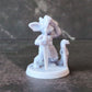 2pc Mousefolk Knight Miniatures for D&D Tabletop RPG Dungeons and Dragons Figurines 28mm 32mm Ideal for Dioramas Mouse Warrior Paladin