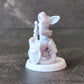 2pc Mousefolk Knight Miniatures for D&D Tabletop RPG Dungeons and Dragons Figurines 28mm 32mm Ideal for Dioramas Mouse Warrior Paladin