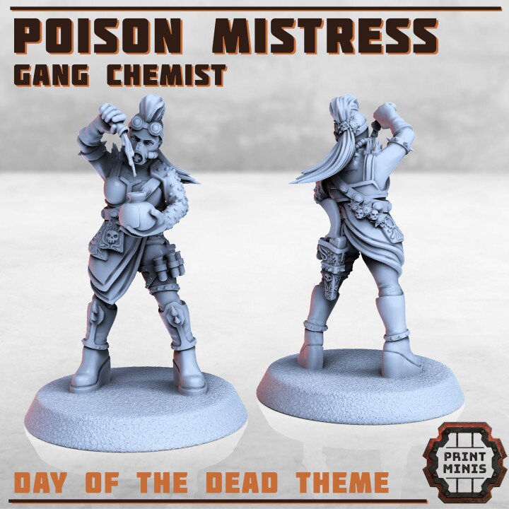 
Poison Mistress Gang Chemist Miniature