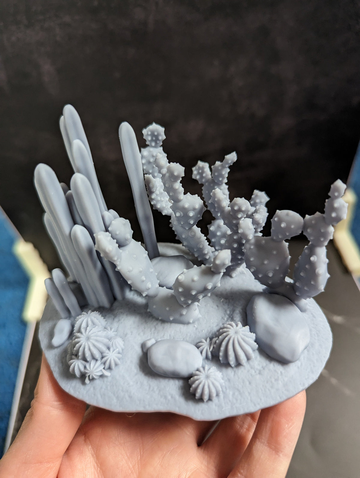 
Large Cacti DnD Dungeons and Dragons 28mm/32mm Desert Scatter Terrain Cactus Miniatures DnD Scenery Terrain Southwestern TTRPG Plants