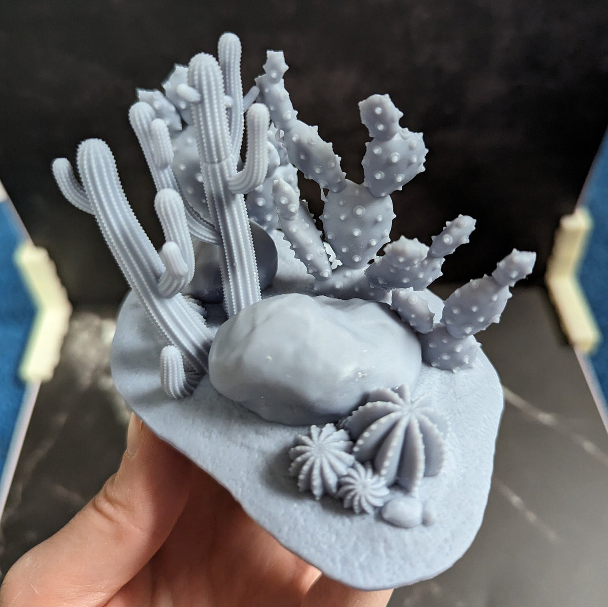 
Large Cacti DnD Dungeons and Dragons 28mm/32mm Desert Scatter Terrain Cactus Miniatures DnD Scenery Terrain Southwestern TTRPG Plants