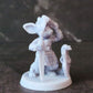 2pc Mousefolk Knight Miniatures for D&D Tabletop RPG Dungeons and Dragons Figurines 28mm 32mm Ideal for Dioramas Mouse Warrior Paladin