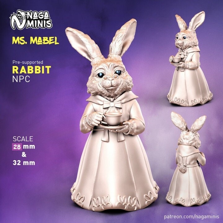 
Rabbit Folk Shopkeeper DnD Dungeons and
