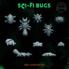 20pc Sci-fi Bugs 28mm/32mm Scale Basing Materials Sci-fi Wargaming Miniatures Canoptek Scarab Swarm Scatter TTRPG Warhammer 40K Scenery