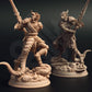 
Female Dragonborn Barbarian Miniature DnD Dungeons and Dragons 28mm/32mm TTRPG Fantasy Miniature Pathfinder 5e DnD Female Fighter