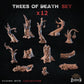 
12pc Trees of Death Haunted Woods Terrain for Dungeons and Dragons 28mm/32mm Basing Bits DnD Scenery Scatter D&D TTRPG Mini Basing - ZbW