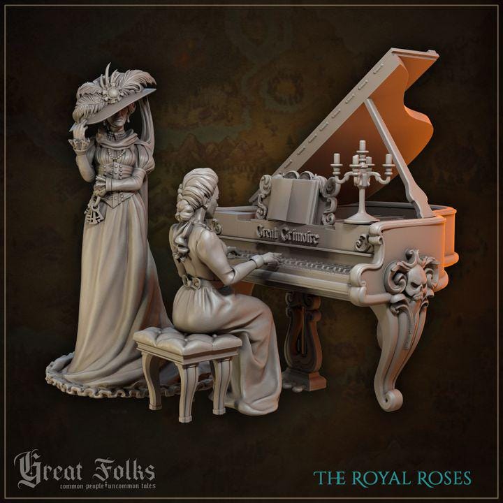 
The Royal Roses townsfolk miniature set