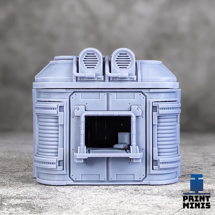 
The Tech Support Pod Building 28mm/32mm Scale Market Scatter Scenery for TTRPG Fantasy Wargames Scifi Terrain Store miniature Industrial — Etsy photo 3