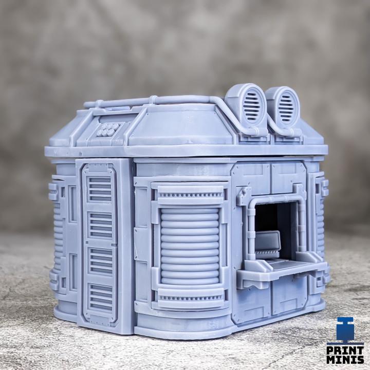 
The Tech Support Pod Building 28mm/32mm Scale Market Scatter Scenery for TTRPG Fantasy Wargames Scifi Terrain Store miniature Industrial — Etsy photo 4