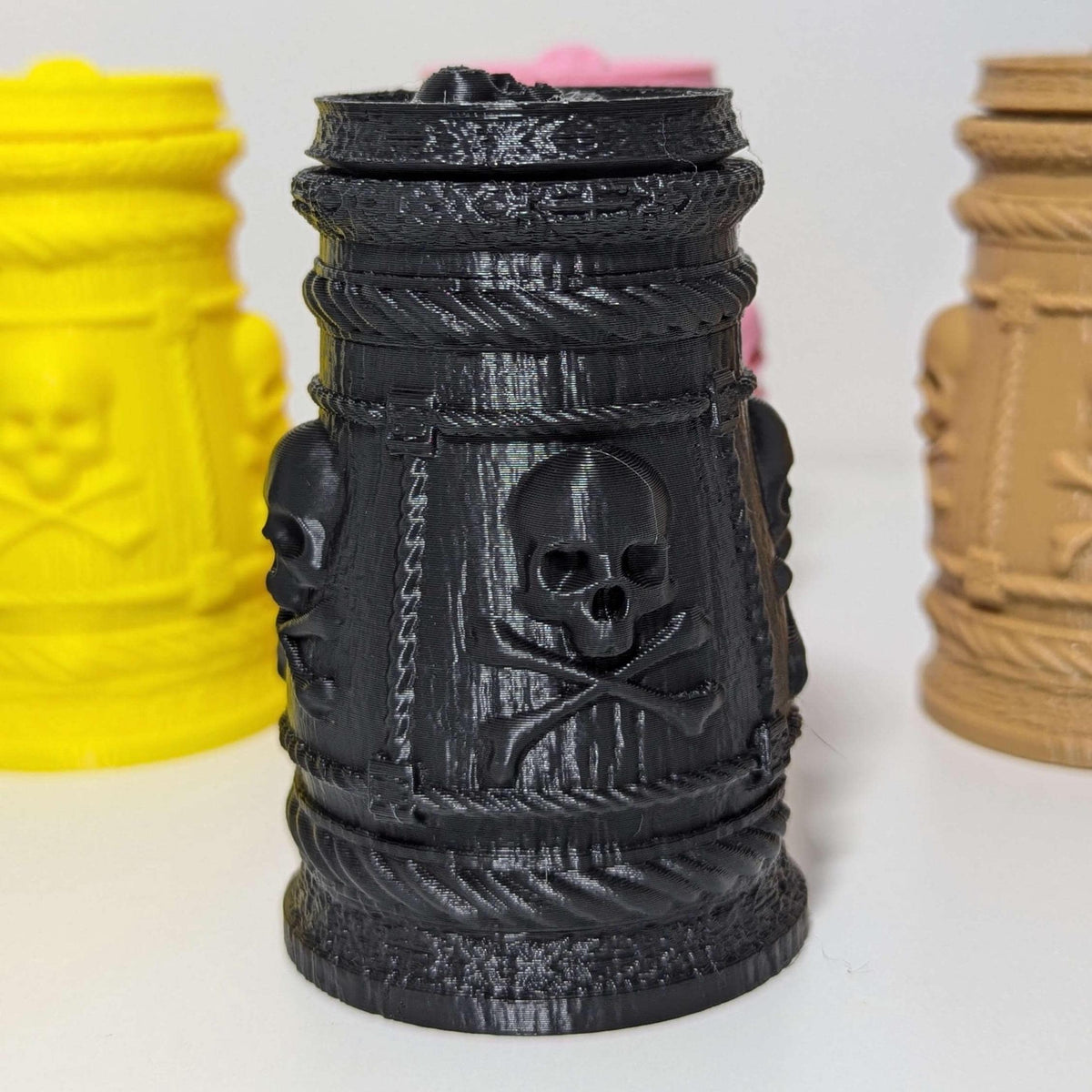 
Pirate Dice Cup – 3D Printed Dice Roller and Storage Vault for DnD, TTRPG, Pirate Gift for Tabletop Gamers and Dungeons and Dragons FatesEnd — Etsy photo 4