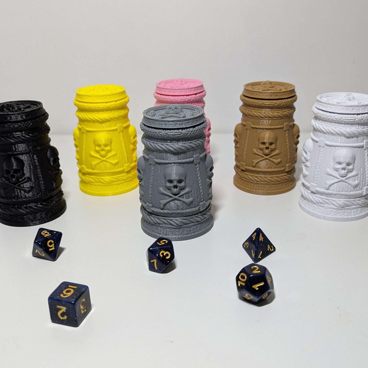 
Pirate Dice Cup – 3D Printed Dice Roller and Storage Vault for DnD, TTRPG, Pirate Gift for Tabletop Gamers and Dungeons and Dragons FatesEnd — Etsy photo 7